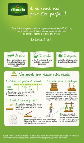 Légumes Secs - Haricot Blanc de Juillet - MEDIA_PACKAGING_VERSO